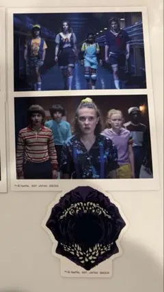 ストレンジャーシングス　一番くじ　I賞　ブロマイド&ステッカー