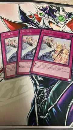 遊戯王　神の警告　シークレット3枚まとめ