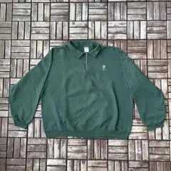 00s JERZEES トレーナー スウェット ハーフジップ 変り種 珍品