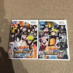 Wiiソフト、NARUTO -ナルト- 疾風伝 激闘忍者大戦!EX、EX 2