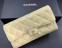 CHANELマトラッセ クラシック ロングフラップウォレット　値下交渉可‼️