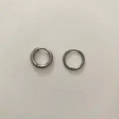 金属アレルギー対応　フープピアス　サイズ違い