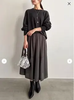 【5/4より発送可能】 2025年購入　新品未使用　LOUNIE フレアスカート