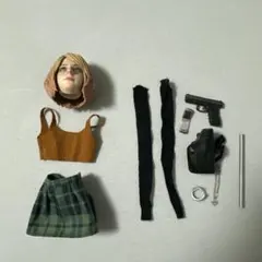 1/6 眼球可動 女性 寄生体 ヘッド アシュリー風 バイオハザード フィギュア