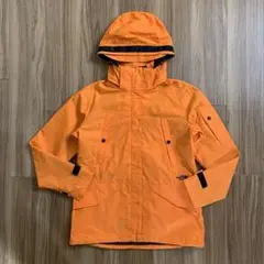 XLノースフェイスレディースイエローオレンジ黄マウンテンジャケットパーカー