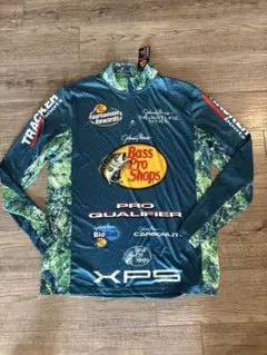 Bass Pro Shops パスプロハーフジップ フィッシングシャツ L Bass Pro Shops バスプロ ハーフジップ フィッシング長袖シャツ L