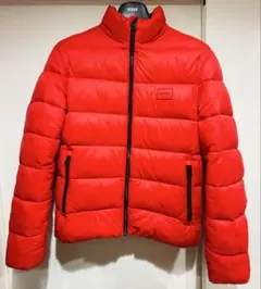 【購入価格8万程】■ヒューゴボス ダウンジャケット レッド S サイズ