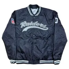 90s NFL RAIDERS レイダース リバーシブルナイロンジャケット L 90s LA期RAIDERS レイダース ナイロンジャケット vintage