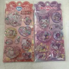 【正規品】韓国サンリオ立体ウォーターシール メロクロセット