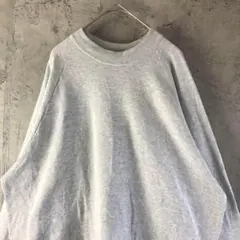 A3373古着　スウェット　グレー　無地　90s Y2K