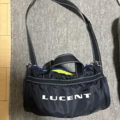 LUCENT テニスバッグ 中型 黒/青のサムネイル