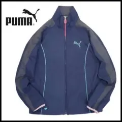 M/古着 PUMA プーマ フルジップ ジャケット 軽量 WOMAN