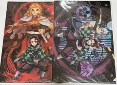 Vジャンプ 付録 鬼滅の刃 B5クリアファイル2枚セット
