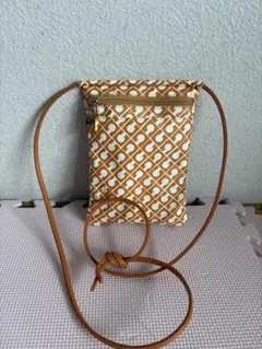 美品 ゲラルディーニ ソフティ ショルダーバッグ ダブルポケット 黒 金色ロゴ Brandol / GHERARDINI ゲラルディーニ ショルダーバッグ SOFTY