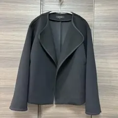 ノーカラー テーラードジャケット