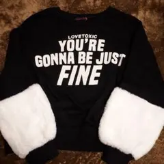 【L・160cm】LOVEtoxic トレーナー