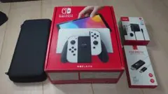 【付属品完備】Nintendo Switch有機EL本体 ホワイト【オマケ付き】