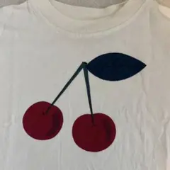 Bonpoint チェリー柄 Tシャツ 4A