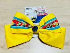 新品▼ ミニオンズ リボン バレッタ ヘアアクセサリー 黄色 イエロー