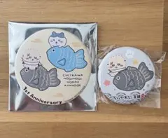 ちいかわもぐもぐ本舗 川越限定 缶バッジ ハチワレ ラッコ おまけ付き