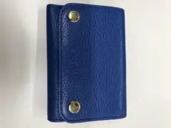 RAMIDUS 青色 三つ折り財布 ボタン故障