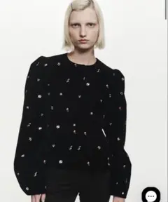 美品　BibiyビビィB. STARRY PEPURAMU CARDIGAN ま様専用B. STARRY PEPURAMU CARDIGAN - メルカリ