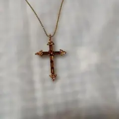 金色 十字架 ペンダント ネックレス