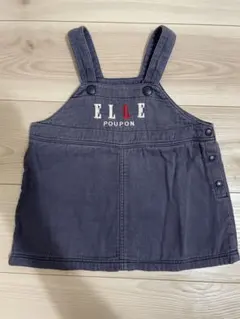 【レトロ】ELLE ワンピース　サロペット　ブルー　女の子90 まとめのサムネイル