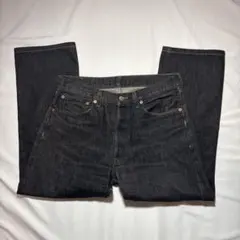 90s levis 先染め　ブラック　usa製 W33 デニムパンツ