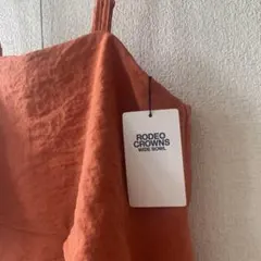 RODEO CROWNS WIDE BOWL サロペット オレンジのサムネイル