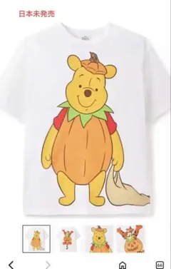 日本未発売！ディズニーストアUS プーさんティガーのハロウィンTシャツ2025