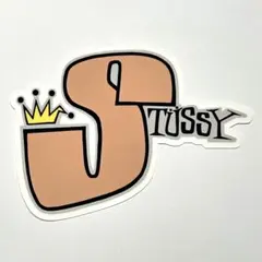 Stüssy crown logo sticker