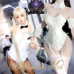 セクシーエナメル白衣天使バニーガールコスプレ衣装レオタードボディスーツハロウィン