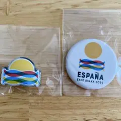 大阪　関西　万博　スペイン　ピンバッチ&缶バッチ スペインパビリオン