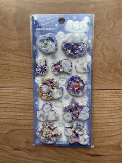 シャカシャカシール シマエナガ スパンコールパーティ