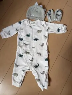 ジェラートピケ ベビー ロンパース 70~80cm恐竜