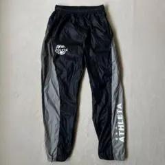 ATHLETA アスレタ 150㎝ ナイロンパンツ 長ズボン 黒ブラック ピステ