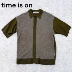 time is onタイムイズオン LINKS ニット ポロ シャツ Knit - Time is on