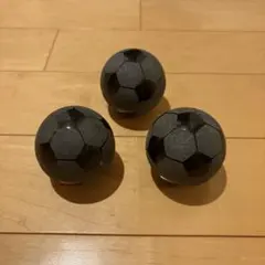 サッカーボール 御影石　オブジェ　3個セット