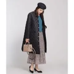 TRADITIONALWEATHERWEAR別注キルティングロングコートナノユニのサムネイル