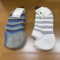 UNIQLO メンズ ショートソックス 2足セットのサムネイル