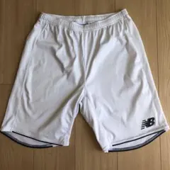 new balance ホワイト ハーフパンツ L
