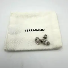 Ferragamo フェラガモ ガンチーニ ピアス クリスタル シルバーのサムネイル