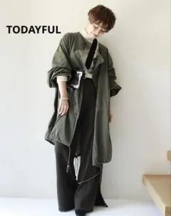 TODAYFUL トゥデイフル フェード ミリタリー ガスコート 36