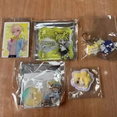 鏡音レン アクキー、カード、アクスタ、シール 5点セット