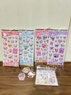 ウォーターインシール　サンリオ　ストーン付き