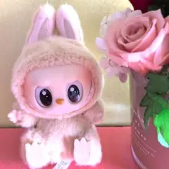 ラブブ ぬいぐるみ ベージュ