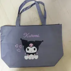 クロミちゃん Kuromi グレー トートバッグ