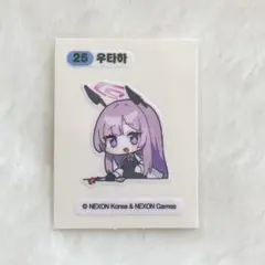 74 アオイ 韓国☆gs25 ブルーアーカイブ パン シール ステッカー