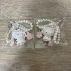 サンリオ ホワイトフリルデザイン シークレットストラップ - メルカリ